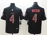 Nike Texans 4 Deshaun Watson Black Vapor Impact Limited Jersey,baseball caps,new era cap wholesale,wholesale hats